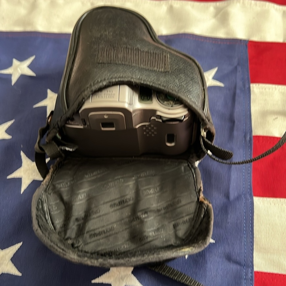 Olympus Camera with Black Case - Picture 14 of 15